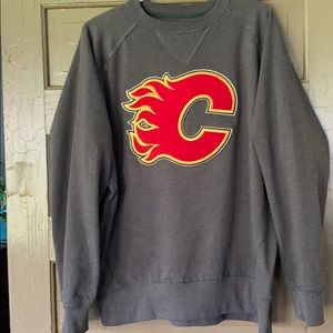 Flames logo crew neck